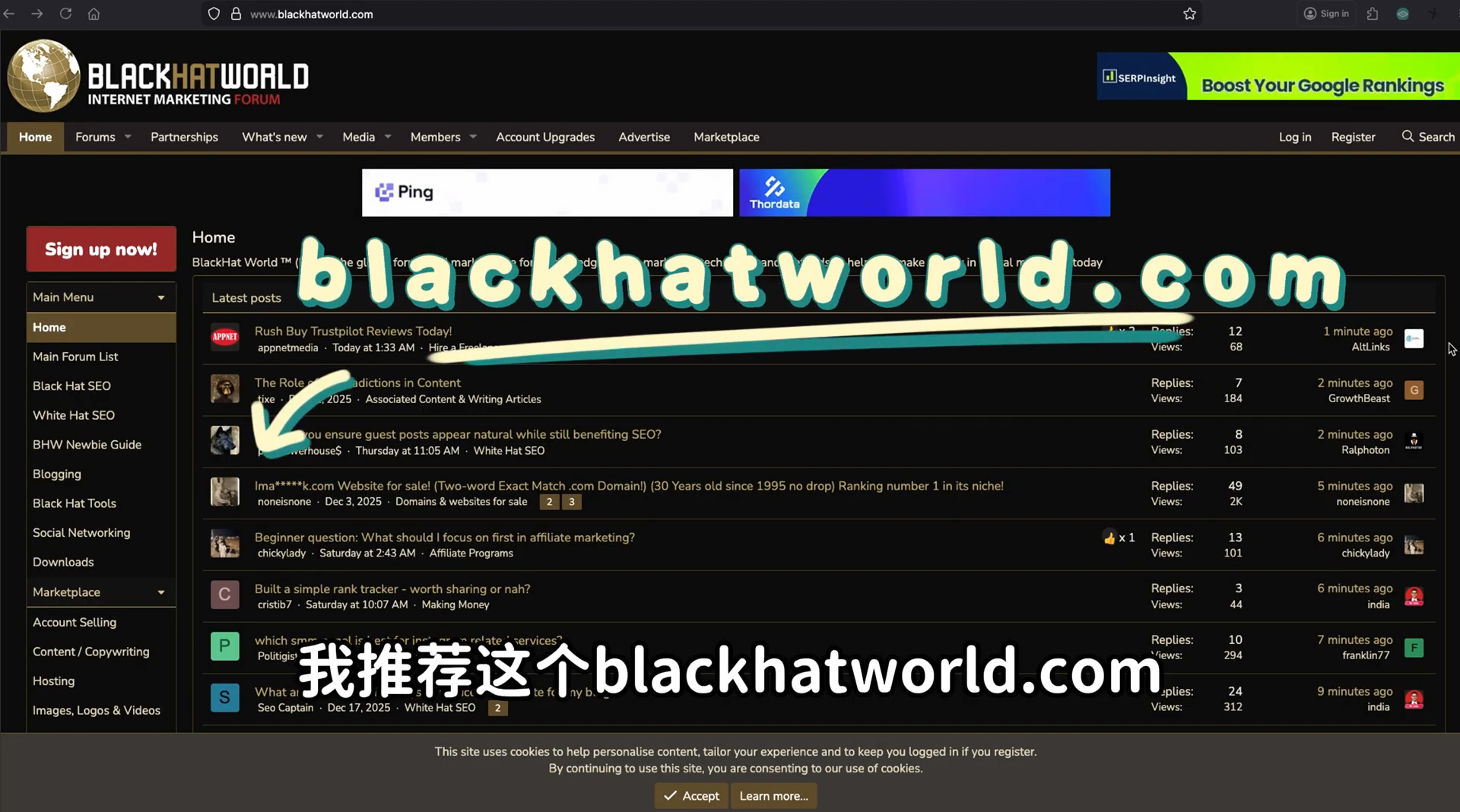 blackhatworld.com — 搜索同样关键词