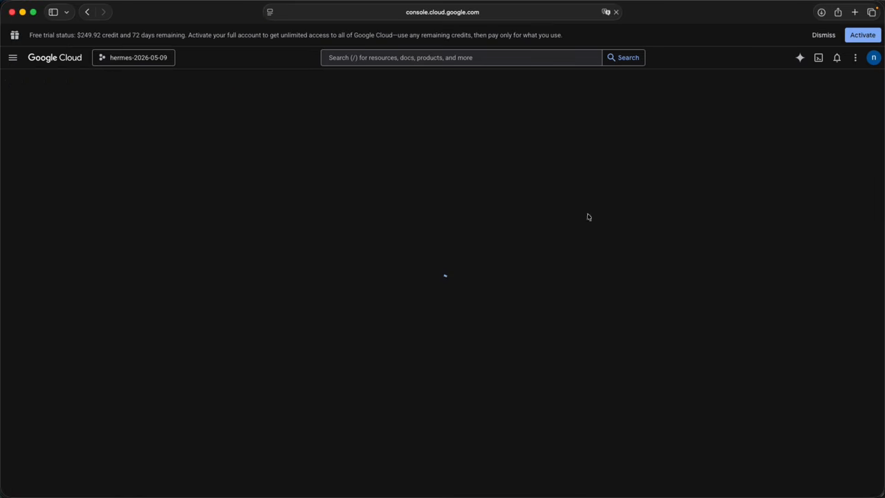 激活 Agent Platform API