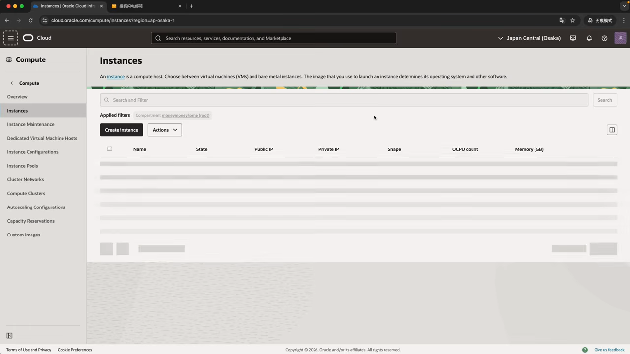 Create Instance
