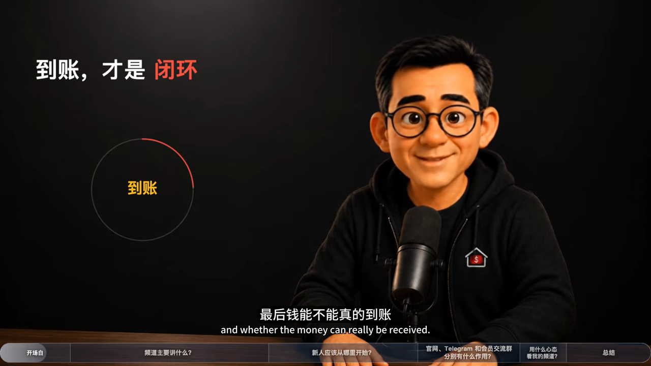 网赚闭环 — 环境、机会、成本、到账